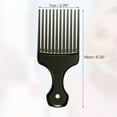 thumbnail image 2 of Unique Bargains 1 Pc Women Durable Hair Insert Comb for Curly Thick Wavy Straight Hair Gray ABS, 2 of 6