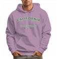 thumbnail image 6 of Men's 100% Cotton Green CALIFORNIA Hoodie 330g Thick Pocket Hood, 6 of 16