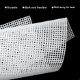 thumbnail image 2 of 20 Sheets Plastic Canvas, 13x10.2Inch 7CT Transparent Mesh Canvas for Embroidery, 2 of 7