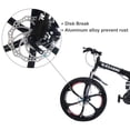 thumbnail image 5 of R.Roaring Mountain Bike 26 inch Folding Bicycle 21 Speed 6 Spoke, Black, 5 of 9