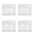thumbnail image 2 of Juego de 4 recipientes reutilizables para lociones cosméticas, tarros redondos transparentes de 30 g para cremas de maquillaje, 2 of 8