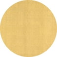 thumbnail image 1 of Ahgly Company Indoor Round Abstract Brown Modern Area Rugs, 8' Round, 1 of 4