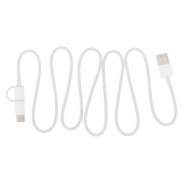USB Tipo C Micro USB Cable de carga multiusos de carga de transmisión de transmisión de cable
