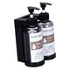 thumbnail image 4 of Dispensador de ducha de loción Contenedores de champú para baño Prensa manual Botella de loción Inodoro de hotel Dispensador de champú de fácil limpie Gris 2 ranuras, 4 of 7
