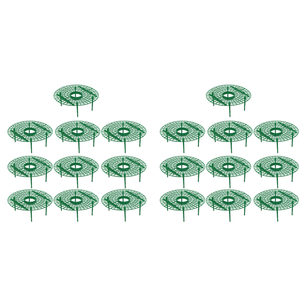 Soportes para Fresas 10 Uds. Con 4 Patas Resistentes Estante Cultivo Frutas Herramientas Jardín