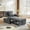 Gray01, variant on Jopath Convertible Sleeper Sofa Chair Bed,3 in 1 Linen Single Sofa with USB Port and Phone Holder,Pull Out Couch Recliner with Adjustable Backrest for Living Room, Office, Small Place,Pink