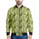 thumbnail image 3 of Chaqueta con cremallera y estampado de aguacate para hombre, chaqueta con estampado 3D de frutas, chaqueta informal de calle con cremallera, sudadera de manga larga tipo bombardero, 3 of 5