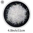 thumbnail image 2 of Luxtrada 24pcs White Sparkling Snowflakes String & Sticker Window Clings Decal Christmas Decoration Hanging Xmas Ornaments (4.3INCH,11CM), 2 of 9