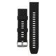 thumbnail image 1 of Soft Silicone Replacement Band for Huawei GT2/GT2e Smartwatch, Black, 22mm, 1 of 4