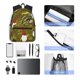 thumbnail image 4 of Fotbe Gnomes Playing in the Garden Mochila Ligera Casual para Laptop para Hombres y Mujeres, Mochila Impermeable de Uso Diario, Mochila para Universidad, 4 of 6