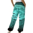 thumbnail image 6 of QATAINLAV Womens Baggy Cinch Bottoms Jogger Pants with Pockets Casual Drawstring Waist Sweatpant Halloween Novelty Graphic Print Trousers Gifts for Mom Multicolor S, 6 of 6