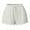 White, variant on Gxdcog Women Cotton Shorts with Pockets Summer Elastic Waist Pull On Short Pant Comfy Casual Linen Shorts