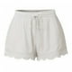 thumbnail image 3 of MELDVDIB Pantalones cortos casuales de algodón de talla grande para mujer, pantalones cortos de cintura elástica cómodos con cordón, pantalones cortos de verano con bolsillos (S-5XL), ¡Liquidación de, 3 of 3
