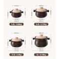 thumbnail image 2 of Ceramic slow cooker, stoneware casserole with lid, soup pot for stew, soup, rice, 2 of 8