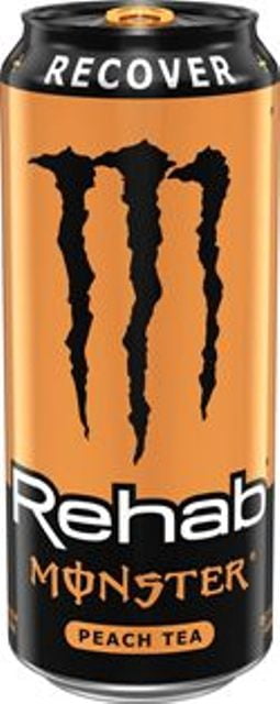 Monster Rehab Variety Pack 15 ounce (Pack of 12) + Stinger Energy Chews (Assorted)