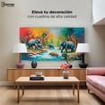 thumbnail image 4 of Cuadro Decorativo Canvas Canvas Revolution Cruce Elefantes 140x70, 4 of 4