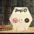 thumbnail image 2 of 2 Sets Convenient Wooden Donuts Storage Stands Shop Bakery Donut Storage Stands, 2 of 6