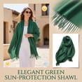 thumbnail image 5 of Women's Lightweight Sun Scarf Shawl, Versatile Summer Beach Cover Up and Travel Wrap, Breathable Soft Fabric, 5 of 5