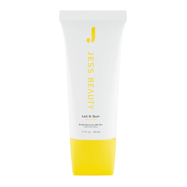 Protector solar Jess Beauty Let it Sun 50+ SPF 50+ 50 ml con té verde y aloe