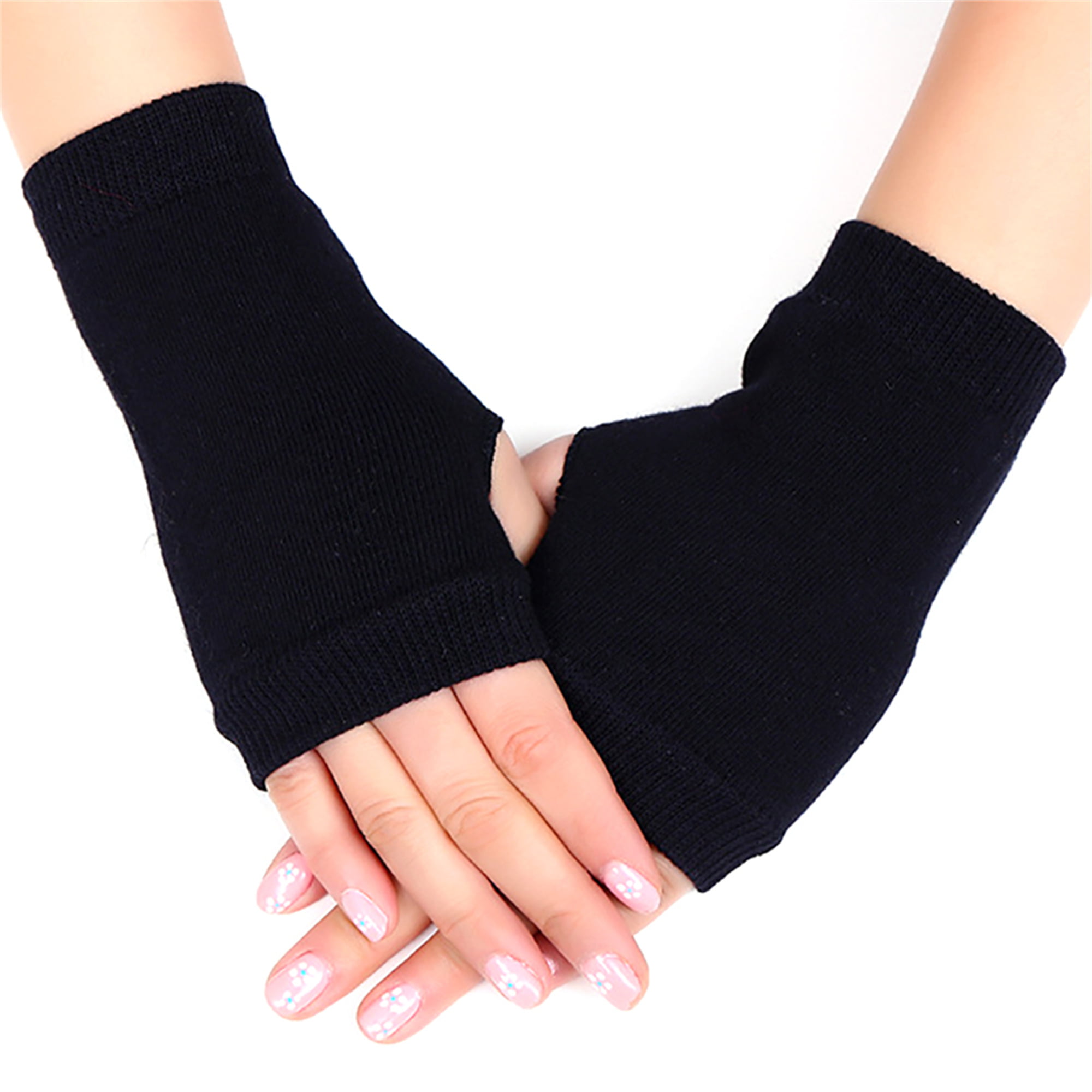 Women Real Fur Short Wrist Arm Warmer Cuff Hottest Coming Wristband Hand Wrist 