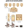 thumbnail image 3 of Themed Layered Tray Ornaments Style Tray Ornaments Farmhouse Style Tray Ornaments Tray Home Decorations for Kitchen Table Metal Small Trays Metal Valentine Garland Home And Kitchen Metal Serving Tray, 3 of 3