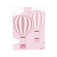 thumbnail image 2 of Pink Fantasy Hot Air Balloon Throw Blanket, Anti-Pilling Ultra-Soft Micro Fleece Cover Blanket for Bed Sofa, for All Seasons, 40"x30", 2 of 9