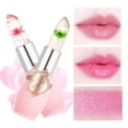 thumbnail image 2 of 6 Pack Crystal Jelly Flower Lipstick Set Nutritious Temperature Change Lip Balm Long Lasting Moisturizer Lip Gloss Magic Color Change Lip Stick Set, 2 of 8