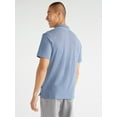 thumbnail image 3 of Free Assembly Men's Pique Knit Polo Shirt with Short Sleeves, Sizes XS-3XL, 3 of 7