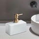 thumbnail image 5 of Dispensador de jabón líquido de cerámica perfecl 400ml Blanco, 5 of 8