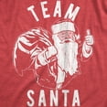 thumbnail image 2 of Womens Team Santa T Shirt Funny Xmas Party St Nicholas Lovers Joke Tee for Ladies Womens Graphic Tees, 2 of 9