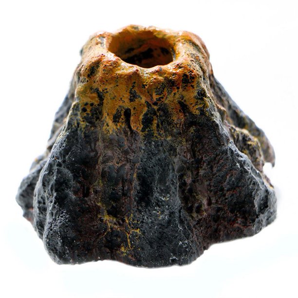 Bomba de aireación Burbuja Piedra Acuario Ornamento Simulación Volcán Herramienta de oxigenación