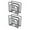 Black, variant on 2 Pack Napkin Holder for Table, Napkin Holders for Paper Napkins, Rustic Napkin Holder Napkin Holder Standing Napkin Holder Farmhouse Napkin Holder
