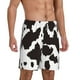 thumbnail image 2 of Balery Cow Skin 2 Pantalones cortos de pijama de punto de algodón para hombre con cinturilla y bolsillos-Medium, 2 of 6
