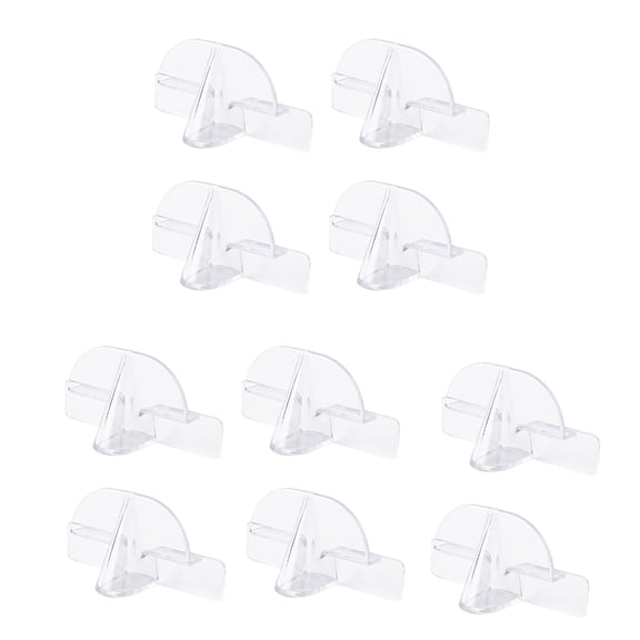 10Pcs Space Saving Eyewear Stand Glasses Holder Wall Mount Sunglass Display Rack