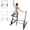 Black, variant on Solid Wood Ballet Barre 3.5FT with Adjustable Height 31.5-39.5 Inches, Portable Dance Practice Barre with Wheels for Home, Studio, Adjustable, White