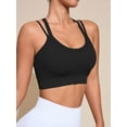 thumbnail image 3 of Brassiere And Shorts Set Sports Bras For Women Halter Strap Quick-Drying Sports Underwear Set, Shock-Absorbing, Cushioned Yoga Bra, Outdoor Running And Fitness Wear Black S, 3 of 8