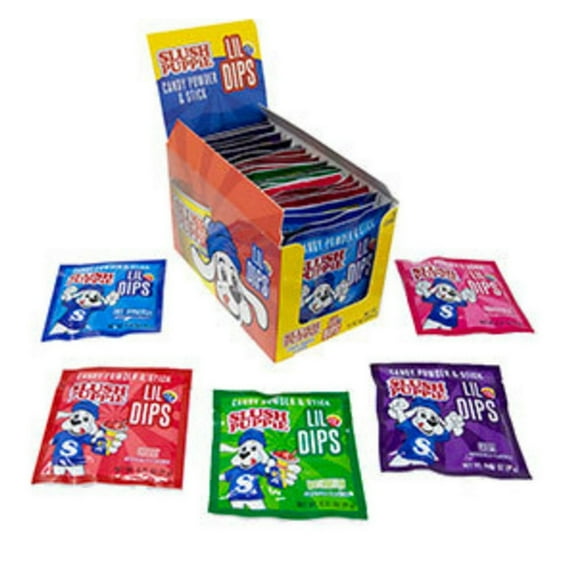 (Price/Each)Koko's SLUSH PUPPiE Lil Dips Candy Powder & Stick 36ct, 699386