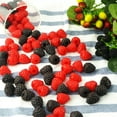 thumbnail image 2 of 24 PCS Artificial Fake Raspberry, Kitchen and Balcony Fake Raspberry Decoration, Realistic Raspberry Arrange Wedding Party, Shooting Props Raspberry Display, 2 of 6