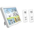 thumbnail image 2 of Wireless weather station with 2 outdoor sensors, Radio clock Indoor and outdoor alarm clock Temperature and humidity Wireless weather station with col, 2 of 5