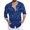 Blue3, variant on Mens Shirts Carnival Glitter Sequin Print Party Long Sleeve Button Down Top Casual Festival Celebration Comfortable Shirt for Men Blue L