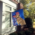 thumbnail image 2 of Fawn Pit Bull Terrier USA American Flag Canvas House Size, 2 of 5