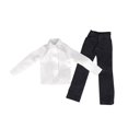 thumbnail image 1 of Ropa para muñecas femeninas a escala 1/6, uniforme, pantalones, camisa de manga larga, traje completo, disfraz para muñecas femeninas de 12 pulgadas,, 1 of 9