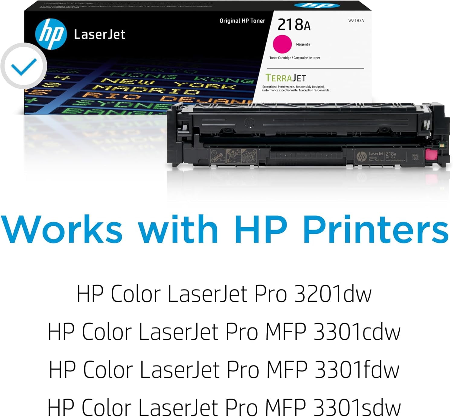 Cartouche de toner HP 218A Mgn LaserJet