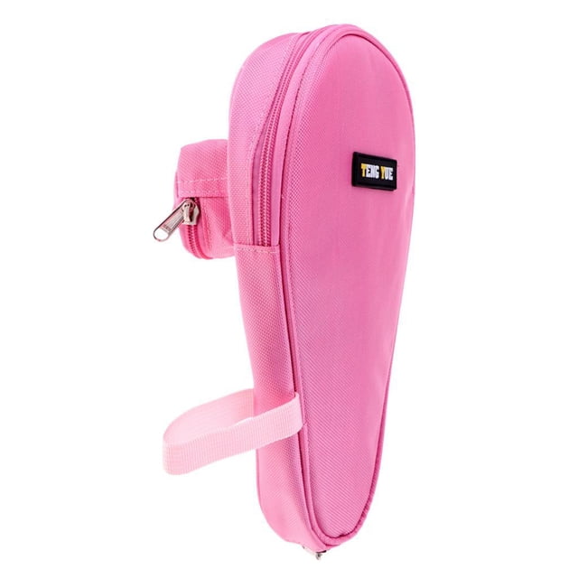 fastboy Table Tennis Racket for Ping Pong Paddle Bag Cover Ball Storage Pouch Pink Pink