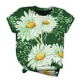 thumbnail image 1 of T-Shirt à Manches Courtes pour Femmes et Taille 3D Animaux Imprimé à Col Rond Tee-Shirt Blouse pour Femmes, 1 of 6