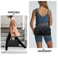 thumbnail image 4 of Bolsa de gimnasio Ineeatu pequeña de 14 pulgadas para hombres y mujeres, color negro, 4 of 7