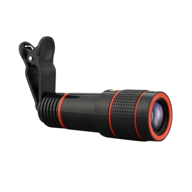 12X Telephoto Mobile Phone Lens Focusing And Telephoto Lens External High Definition Camera Lens Attachment For Smartphone Photography With Clip And Case
