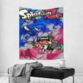 thumbnail image 5 of Splatoon Wall Tapestry Cartoon Poster Wall Hanging Tapestry for College Dorm Living Room Bedroom Decoration 60x80 Inch, 5 of 7