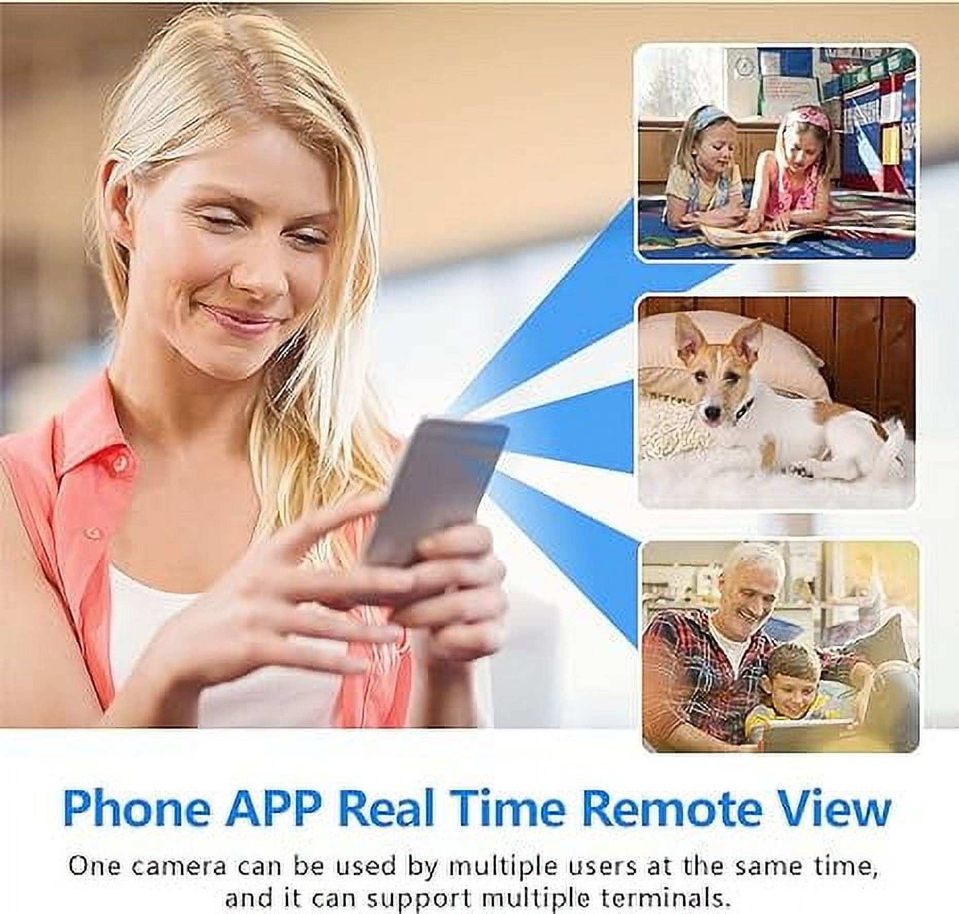 Bekayaa HD1080P Wireless Remote Camera, Nanny Cam,Baby Monitor with Night Vision,Motion Detection, Cloud Storage, Remote Viewing for IOS Android Phone APP