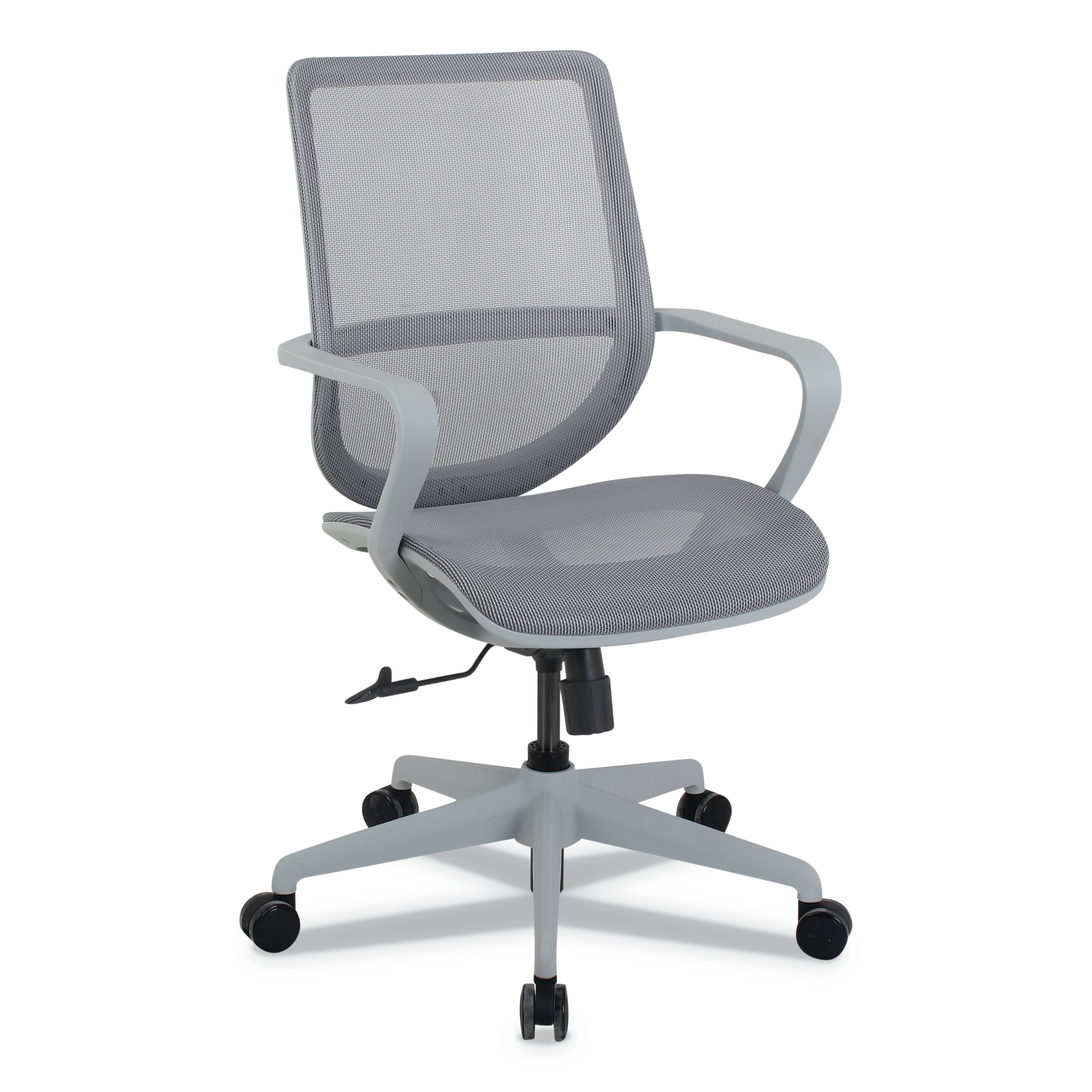 Alera KA Series Mid-Back All-Mesh Office Chair, Up to 275 lbs., Silver